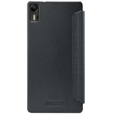 Полиуретановый чехол Nillkin Sparkle Leather Case Black для Lenovo Vibe Shot Z90(2)