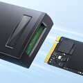 Внешний портативный OTG-адаптер для M.2 NVMe SSD Ugreen CM641-15603 черный(#6)