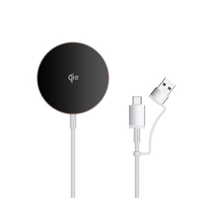 Магнитное беспроводное зарядное устройство WiWU Qi2.0 Wireless Charger 15W Wi-W029 белое(4)