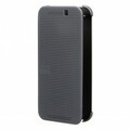 Полиуретановый чехол Dot View Case Grey для HTC One E9/One E9 Plus(#2)
