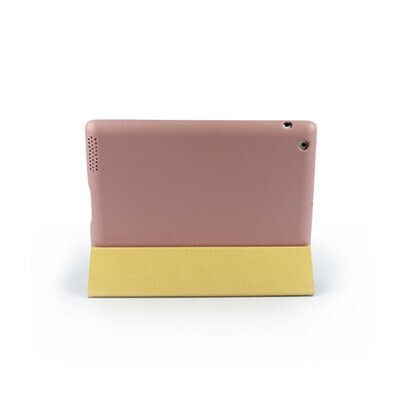 Кожаный чехол Jisoncase Executive Smart Cover Light Pink для Apple iPad 4(2)