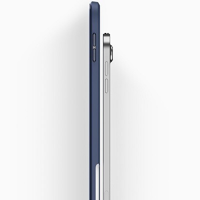 Защитный чехол Acrylic TPU Case с креплением для стилуса голубой для Apple iPad Pro 11 (2018)(8)