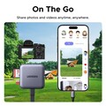 Картридер магнитный 3-в-1 Ugreen CM898-65095 USB-C to SD & TF серый(#6)