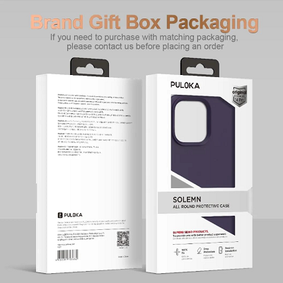 Силиконовый чехол Puloka Solemn Silicone Case MagSafe серый для Apple iPhone 15 Pro(6)