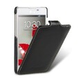 Кожаный чехол книжка Melkco Leather Case Black LC для LG Optimus L5 II Dual E455(#1)