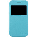 Полиуретановый чехол Nillkin Sparkle Leather Case Blue для Samsung G360 Galaxy Core Prime(#4)