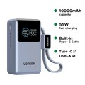 Внешний аккумулятор UGREEN PB727-75701 10000mAh 55W Nexode Pro Smart Digital Display Mini(#2)