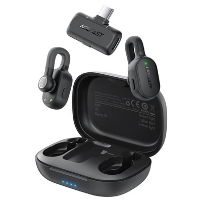 Беспроводной петличный микрофон Acefast R4 Wireless lavalier microphone(2)