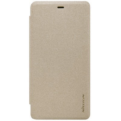 Полиуретановый чехол Nillkin Sparkle Leather Case Gold для Xiaomi MI4i(1)
