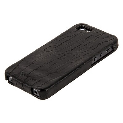 Кожаный чехол HOCO Knight Leather Case Black для Apple iPhone 5/5s/SE(3)