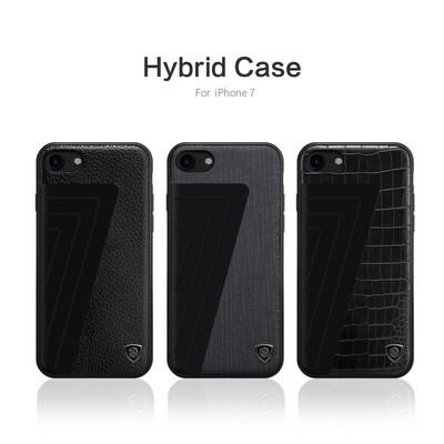 Гибридная накладка Nillkin Hybrid Case Crocodile Black для Apple iPhone 7(5)