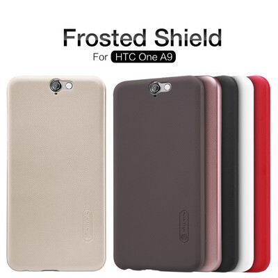 Пластиковый чехол с пленкой Nillkin Super Frosted Shield Black для HTC One A9(4)