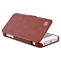 Кожаный чехол HOCO Duke folder Leather Case Brown для Apple iPhone 5/5s/SE(#1)