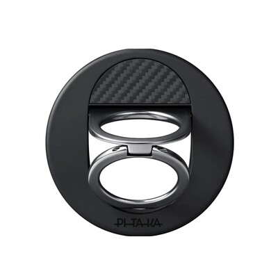 Кольцо-держатель-подставка MagSafe PITAKA MagEZ Grip 3 (Black/Grey)(1)