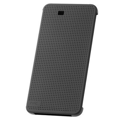 Полиуретановый чехол Dot View Case Grey для HTC One E9/One E9 Plus(1)