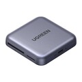 Картридер магнитный 3-в-1 Ugreen CM898-65095 USB-C to SD & TF серый(#3)