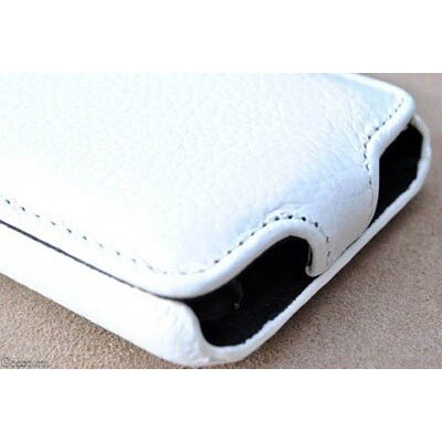 Кожаный чехол книга Melkco Leather Case White LC для SonyEricsson Xperia neo MT15i(2)