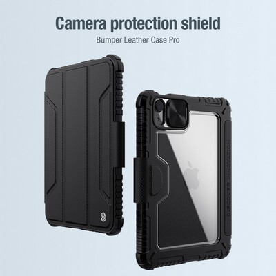 Защитный чехол Nillkin Bumper Leather Case Pro Черный для Apple iPad Mini 6 (2021)(10)