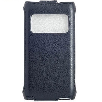 Кожаный чехол книга Armor Case Black для Nokia N8(3)