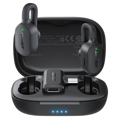 Беспроводной петличный микрофон Acefast R4 Wireless lavalier microphone(1)