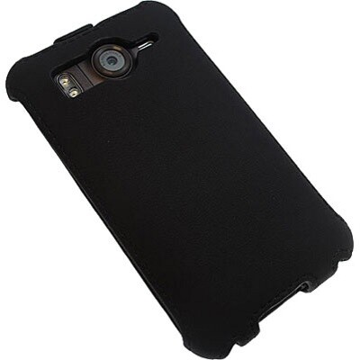 Кожаный чехол книга Armor Case Black для HTC Desire HD(4)
