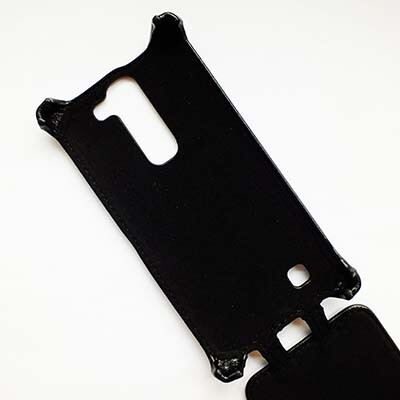 Кожаный чехол Armor Case Black для LG Magna H502(2)