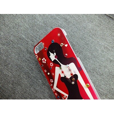 Пластиковый чехол Aikashi Girls Red для Apple iPhone 5/5s/SE(3)