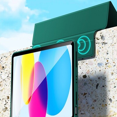 Защитный чехол книжка Acrylic TPU Case с креплением для стилуса зеленый для Apple iPad (2022)(7)