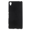 Силиконовый бампер Becolor TPU Case 1mm Black Mate для Sony Xperia Z3+(#1)