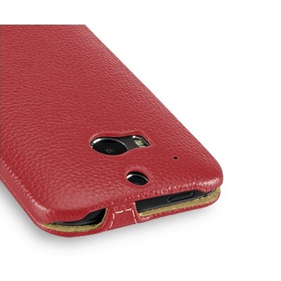Кожаный чехол Melkco Leather Case Red LC для HTC One M8(4)