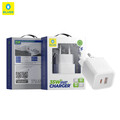 Сетевое зарядное устройство Blueo 35W Gallium Nitride Charger Series (1xType-C, 1xUSB-A) белое(#3)
