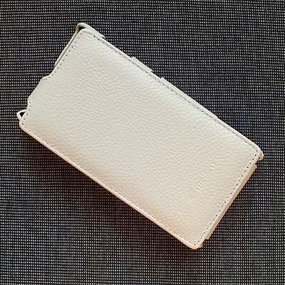 Кожаный чехол книга Melkco Leather Case White LC для HTC One V(1)