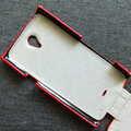 Кожаный чехол Up Case Red для Sony Xperia T LT30i(#3)
