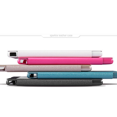 Полиуретановый чехол Nillkin Sparkle Leather Case White для Nokia XL Dual Sim(4)