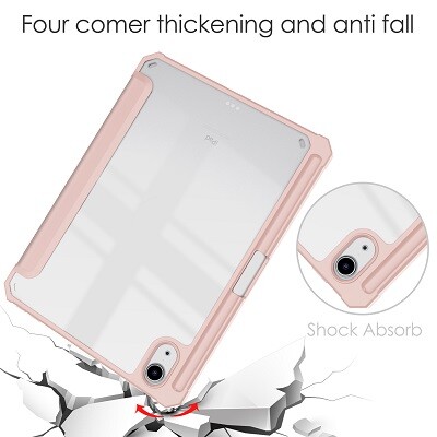 Защитный чехол книжка Acrylic TPU Case с креплением для стилуса черный для Apple iPad Mini 6 (2021)(5)
