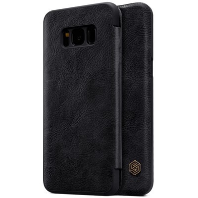 Кожаный чехол Nillkin Qin Leather Case Black для Samsung G955F Galaxy S8 Plus(3)