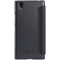 Полиуретановый чехол Nillkin Sparkle Leather Case Black для Lenovo P70(#2)