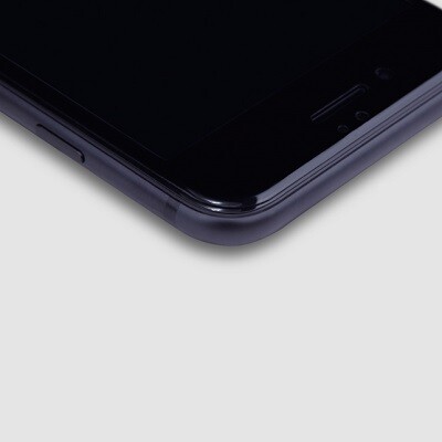 Противоударное защитное стекло на весь экран Ainy Full Screen Cover White для Apple iPhone 7(4)