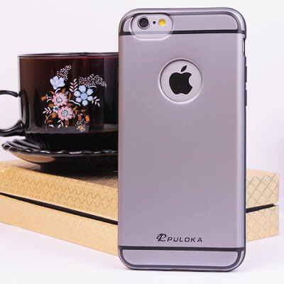 Силиконовый чехол Puloka Case Grey для Apple iPhone 6/6s(2)