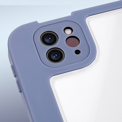 Защитный чехол Acrylic TPU Case с креплением для стилуса зеленый для Apple iPad Pro 12.9 (2022) Wi-Fi(9)