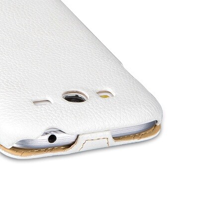 Кожаный чехол-книга Melkco Leather Case White LC для Samsung i9060 Galaxy Grand Neo(3)