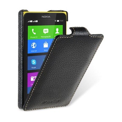 Кожаный чехол Melkco Leather Case Black LC для Nokia X Dual(1)