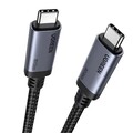 Кабель Ugreen L706-65383 USB C - USB C, 4.0 Gen4, 80Gbps, 16K@60Hz, 5A, 240W, 1m(#4)