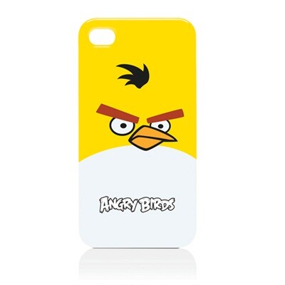 Пластиковый чехол Gear4 Angry Birds Yellow для Apple iPhone 4/4S(1)