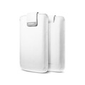 Кожаный чехол футляр SGP Crumena White для Apple iPhone 5/5s/SE(#1)