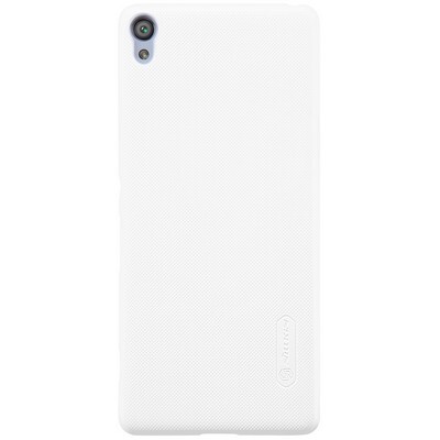 Пластиковый чехол с пленкой Nillkin Super Frosted Shield White для Sony Xperia XA (5