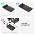 Внешний бокс для дисков 2,5" UGREEN US221-50743 кабель USB-C - USB-A 3.0(#6)