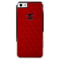 Пластиковый чехол CHANEL Red для Apple iPhone 5/5s/SE(#1)