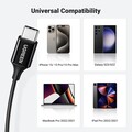 Наушники Ugreen EP103-30638, проводные, Type-C, вакуумные черный(#4)