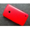 Кожаный чехол Up Case Red для Nokia Lumia 520(#2)